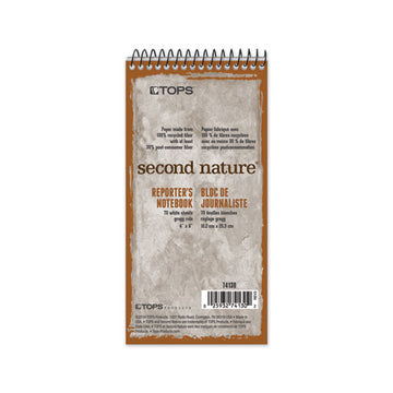 TOPS™ Second Nature Recycled Notepads, Gregg Rule, Randomly Assorted Cover Colors, 70 White 4 X 8 Sheets freeshipping - TVN Wholesale